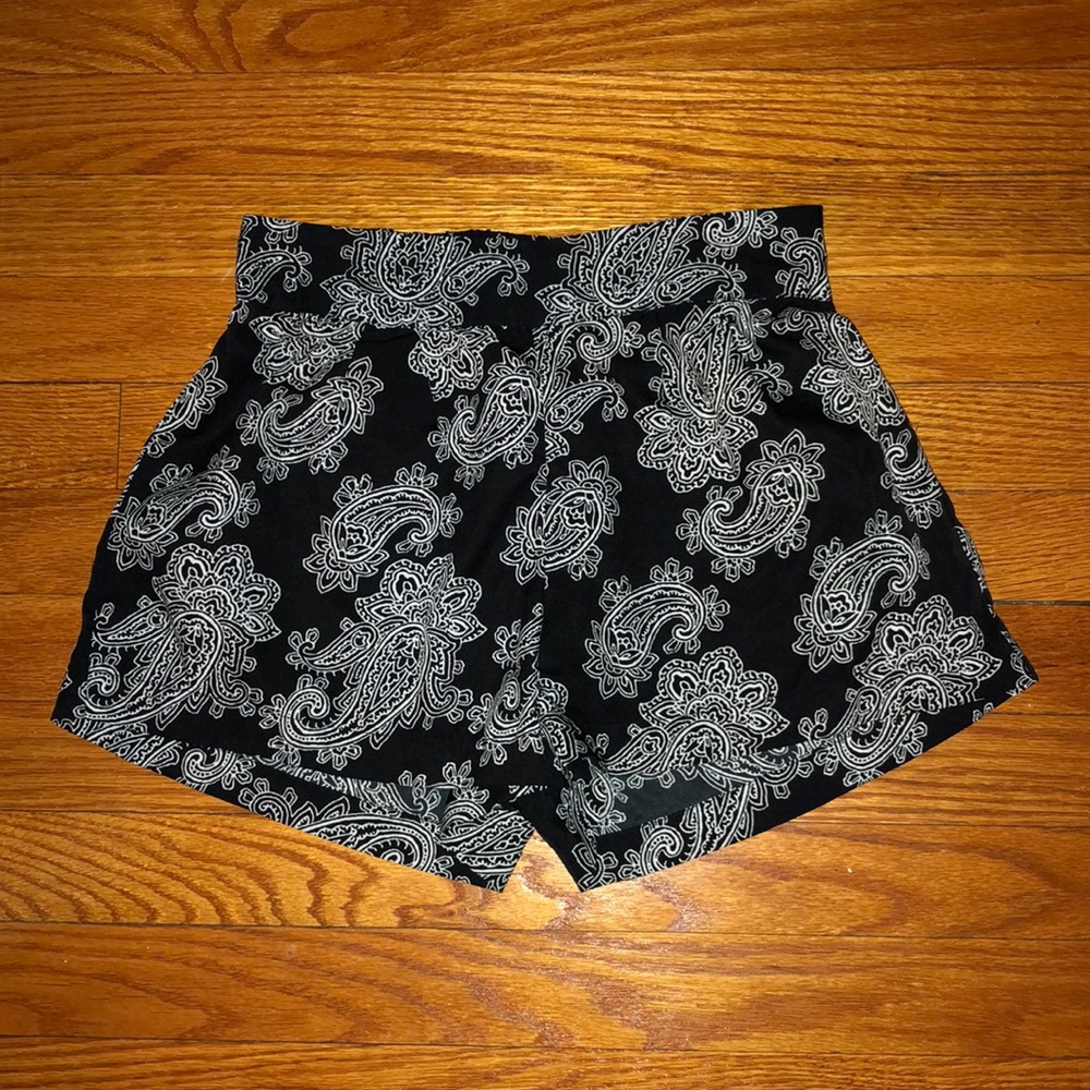 Patterned Beach Shorts